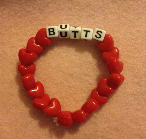 butts bracelet! buy here: etsy.com/shop/RadicalGirls