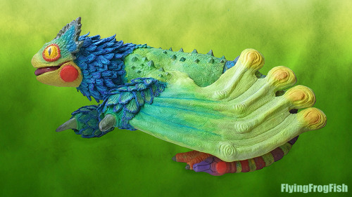 flyingfrogfish:Pukei-Pukei from Monster Hunter!Finally finished the sculpture I’ve been workin