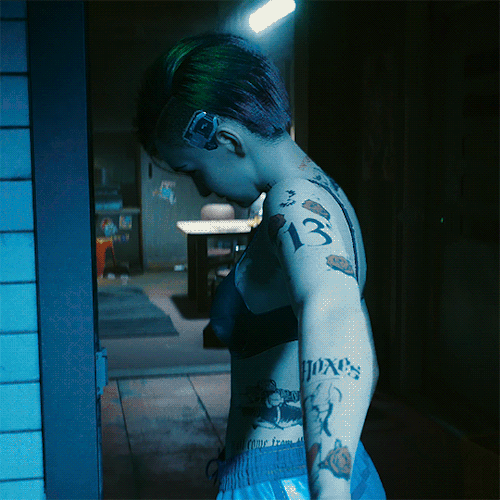 yeldatova:Wanted this to be just our day…It is ours.CYBERPUNK 2077 ✖ Judy Alvarez