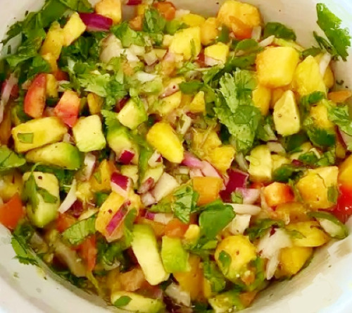 Peach & Avocado Salsa