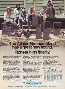 goshyesvintageads:  Pioneer Electronics Corp, 1975