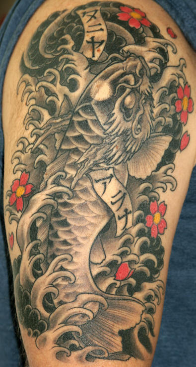 30 Koi Fish Tattoo Designs And The Meaning Behind Them  Saved Tattoo