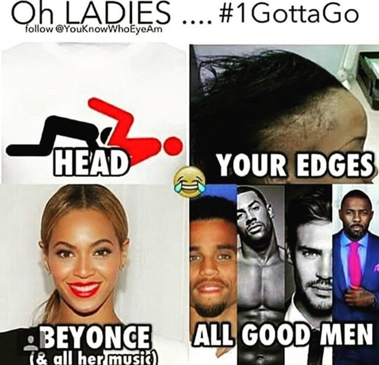 nowhites:  Bye beyonce  Bye &ldquo;good men&rdquo;