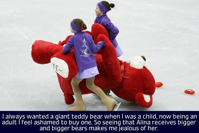 ice skating teddy bear