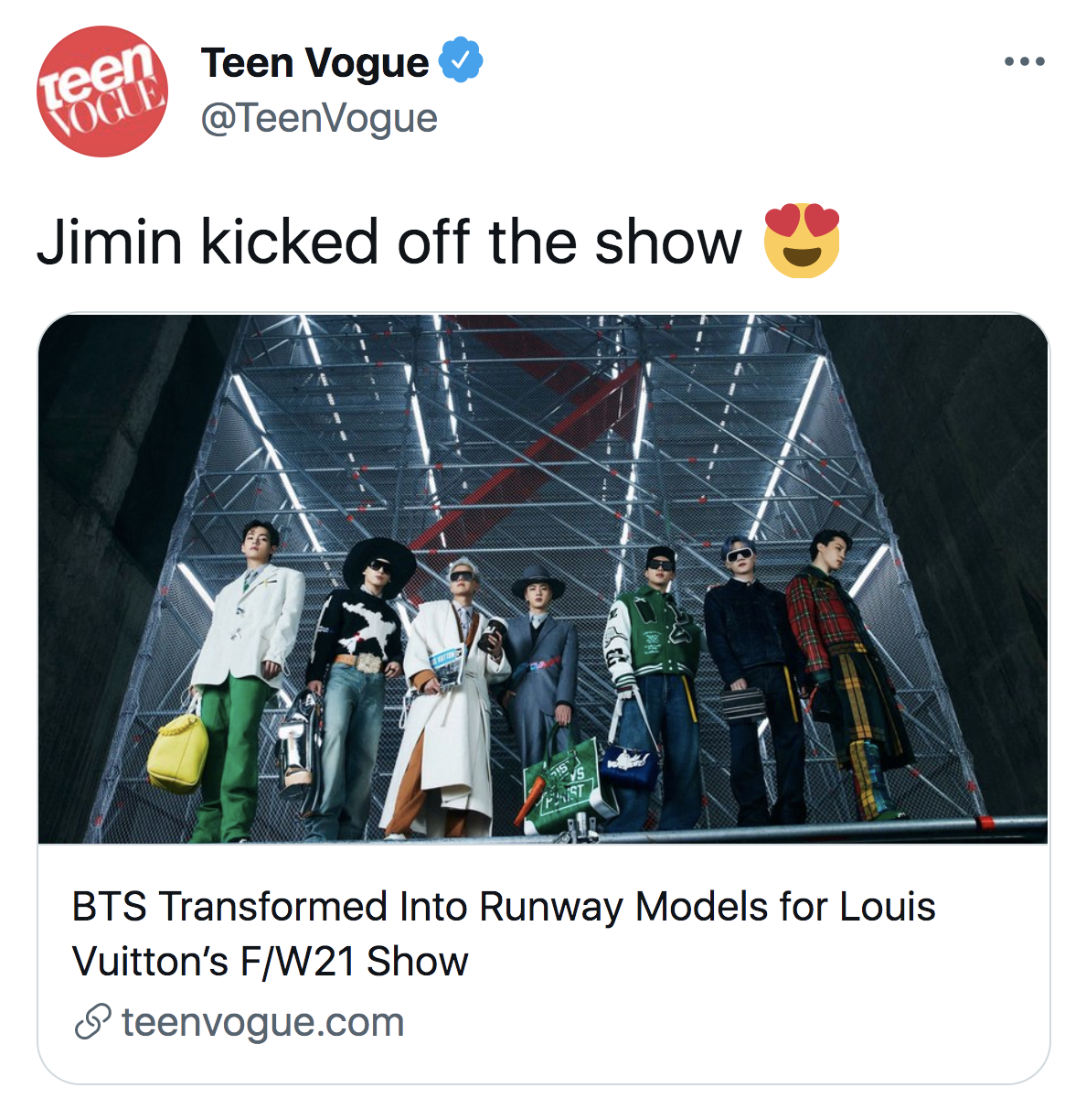 BTS's Jimin is a favorite of 'Louis Vuitton' and 'Rhude's Boy' further  highlighting his impact in the fashion industry