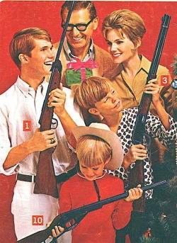 Reminds me of Christmas 1970 except my mom was black. Our first Christmas in Las Vegas. My oldest brother got a Ruger 10/22, my middle brother got a 22 Remington pump and I got a Winchester lever action. We still have them.This came from a longer post
