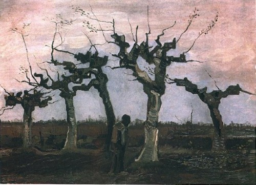 vincentvangogh-art: Landscape with Pollard Willows, 1884 Vincent van Gogh