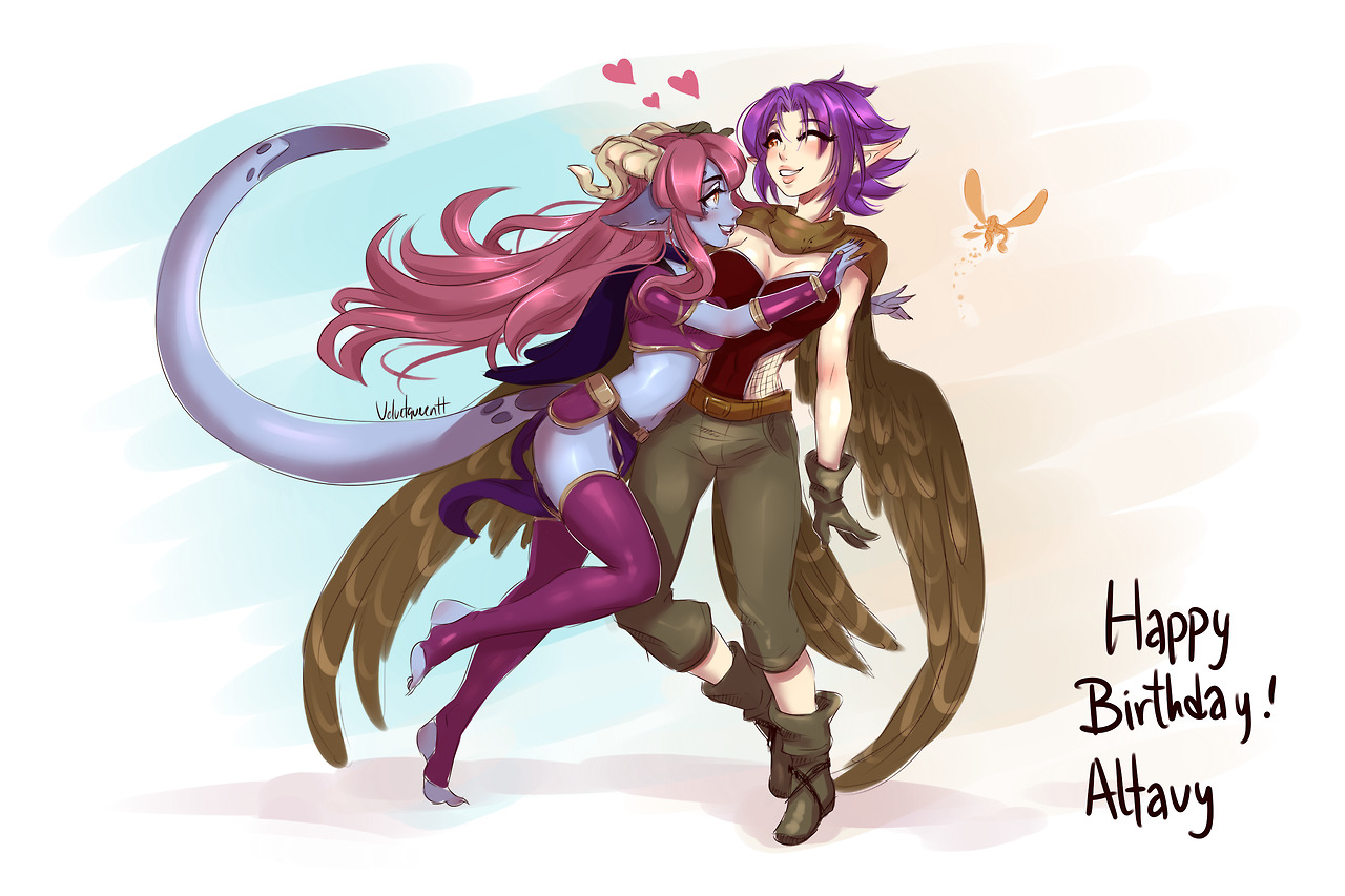 velvetqueenh: HBD @altavy thank you for everything 