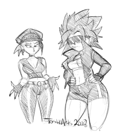 Toshkarts: Y’all Been Waiting A Long Time For This But Here They Are:biker Caulifla