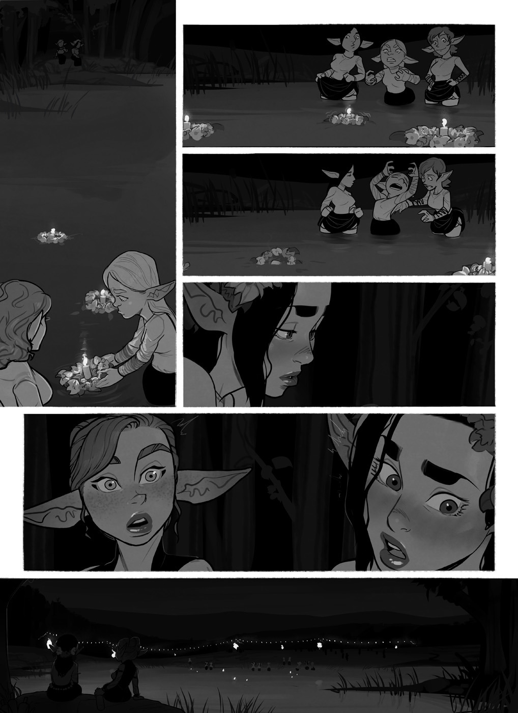 Aaand there. Pages for this week. Next week it’s going to be the usual four pages.