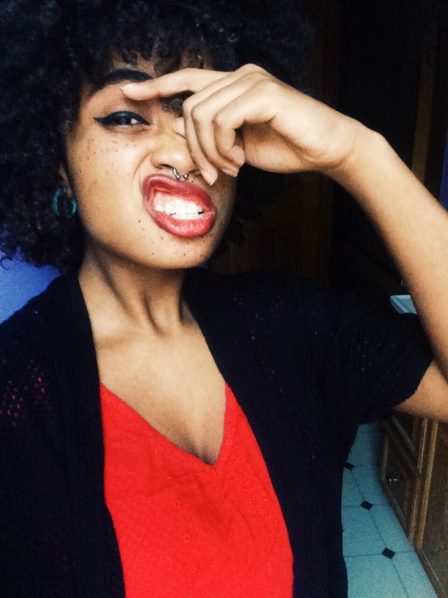 obeykingafrica:I’m what you need ♥️ They/them pronouns* *Please don’t delete the caption