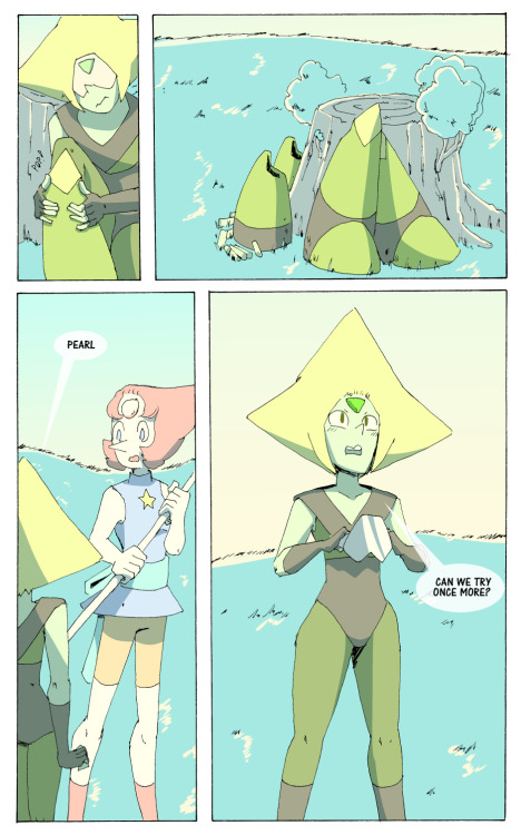 mimicteixeira:  FALLING STAR VII PART TWO! you can get the first part HERE on my gumroad store, is pay what you want! and you can support me getting the previus chapters HERE i really like this one, just pearl and peridot…. i swear is not pearlidot!