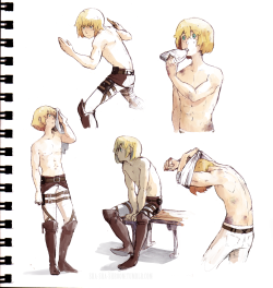 Sha-Sha-Shroom:  I Noticed There Are Not Very Many People Who Draw Armin With Muscles