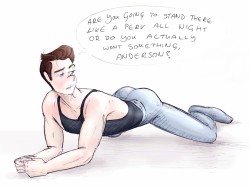 tacogrande:  animateglee:  I heard ballet Klaine and couldn’t not.  SO NICE TO SEE THIS! Aghg competitive klaine are my favourite klaine! *U* 