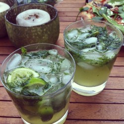 Homemade mojito&rsquo;s!! #yum #bacardi #mojito #pizza