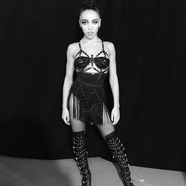 everybodylovesfkatwigs:  FKA twigs with Yeha Leung at the backstage of Congregata,