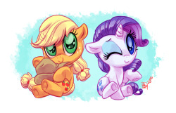 rarijackdaily:Chibi-ponies! <3  <3