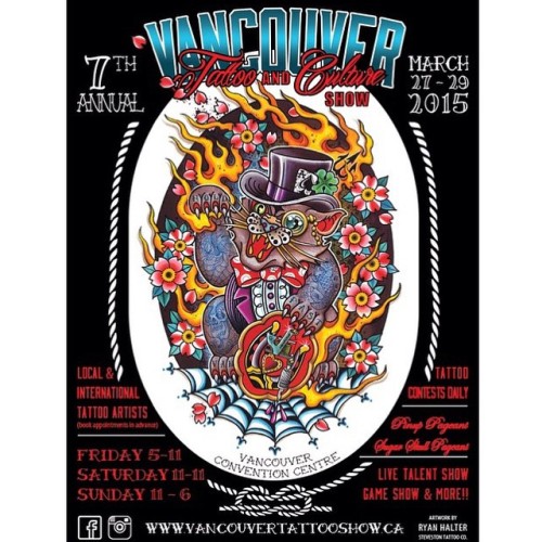 Hey Vancouverites! I’m going to be wandering the @vancouvertattooshow tomorrow with some super