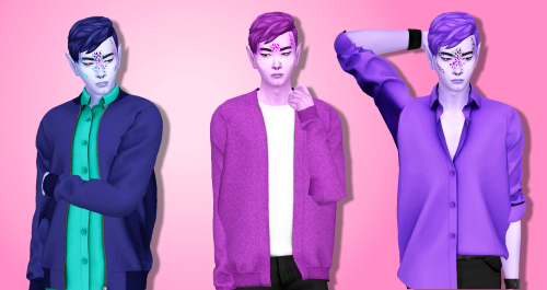 Gorillax3 Outfits in Sorbets Remix9 masculine @gorillax3 tops recoloured in all 76 sorbets