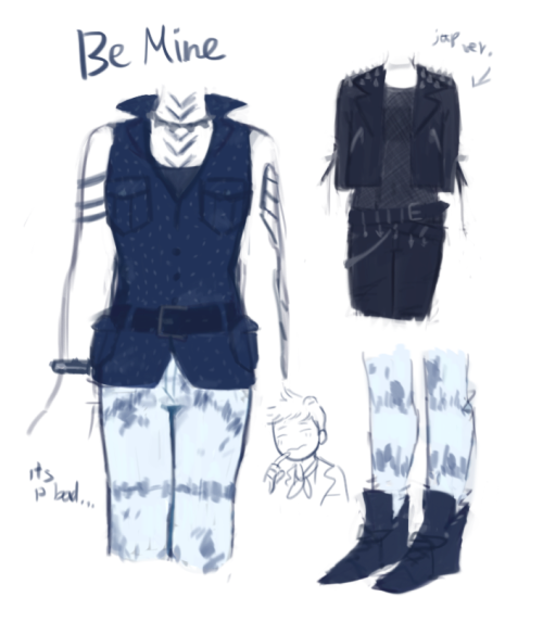 hnmlk:  i doodled outfits based on all the infinite eras (‘﹏*๑) they’re p bad but i had a lot of fun making them!! yahoho 