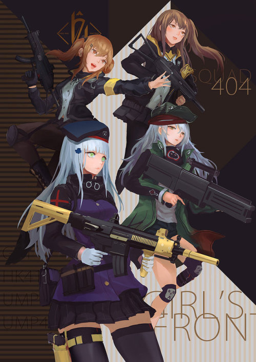 Girls Frontline-404 Squad by CGlas 