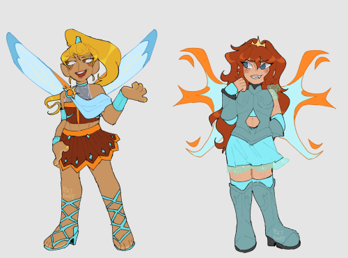 I actually had a couple of requests to do a redesign of the winx club. I was originally only gonna d
