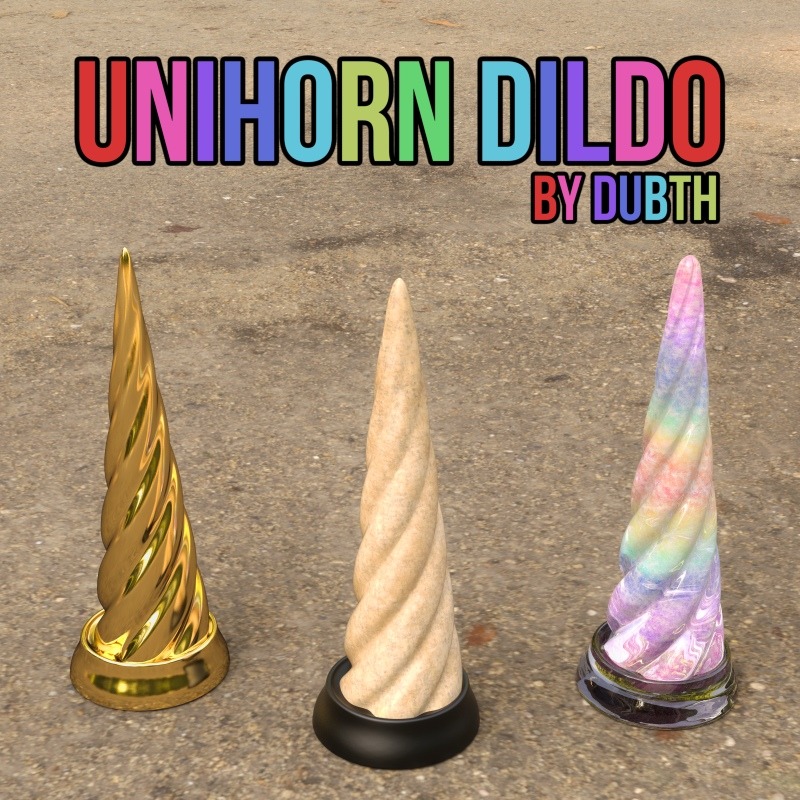 It’s a magical time for your characters with DubTH’s new dildos! Rigged, horn