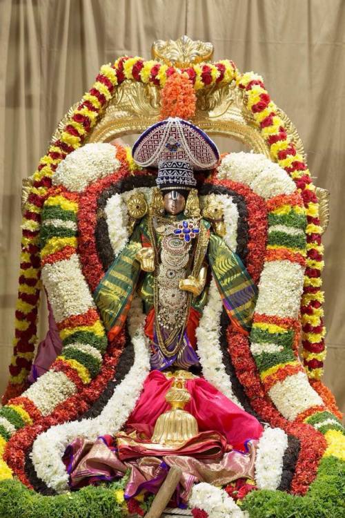 Malayappa Swami, the Venkateswara utsava murthi, Tirumala, Andhra Pradesh