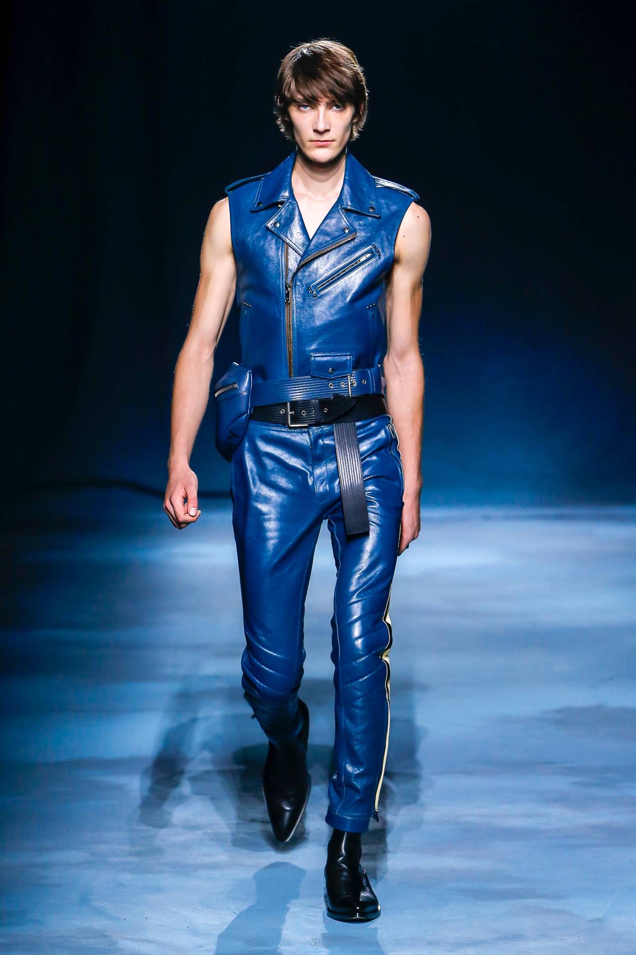 #male model #givenchy #leather jacket #leather pants #leather #boots # ...