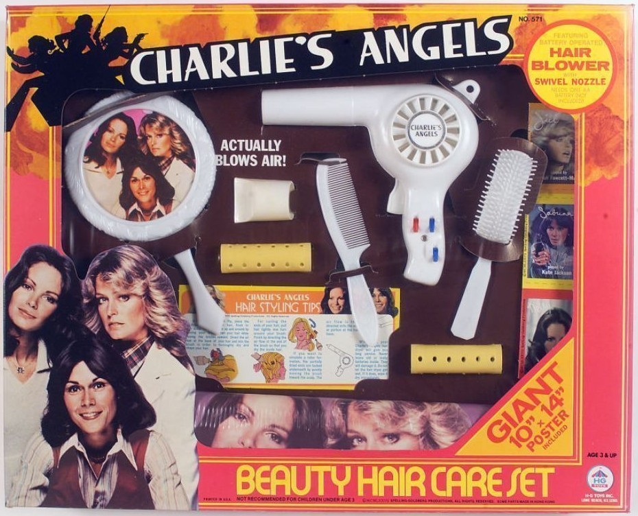 VINTAGE TOY ARCHIVE — HG TOYS: 1977 CHARLIE'S ANGELS Beauty Hair Care...