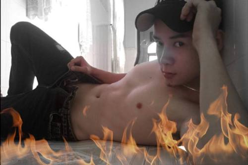 He is hot, without the flame…
