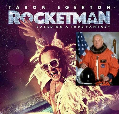 The movie Rocketman(2019) turns out to be a musical about singer Elton John, and NOT astronaut John 