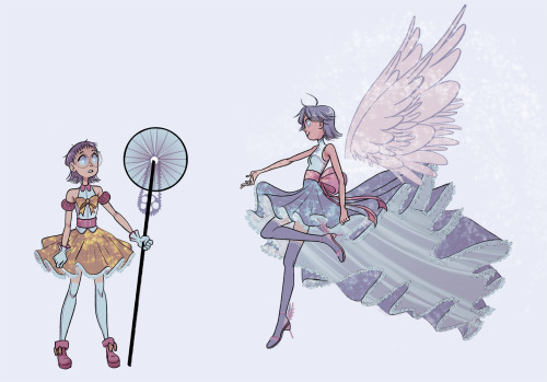 a wonderfully fun commission ~!  *:･ﾟ✧*:･ﾟ✧  sansaka magical girls   *:･ﾟ✧*:･ﾟ✧ 