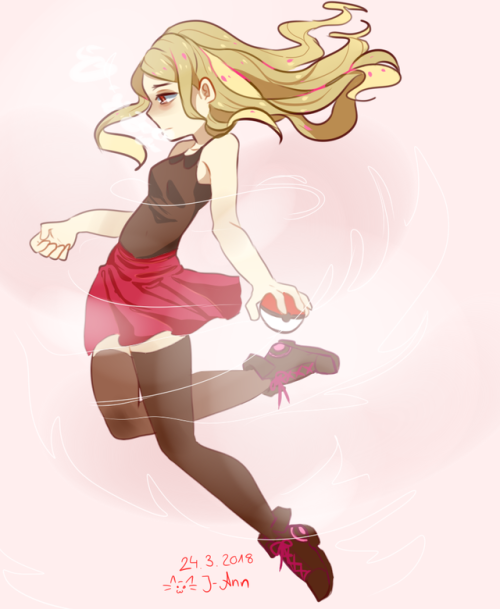 Hey tumblr here’s a dump of Serena’s I drew throughout March, while I was playing XYShe’s by far my 