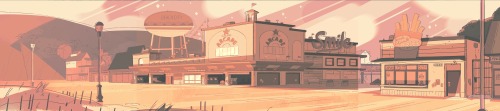 A selection of Backgrounds from the Steven Universe episode: Onion Trade Art Direction: Elle Michalka Design: Steven Sugar, Emily Walus Paint: Jasmin Lai