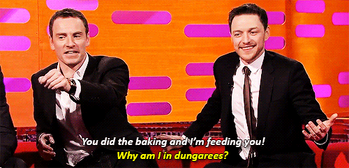 ofsassgard:  James Mcavoy &amp; Michael Fassbender view fan-art on Graham Norton