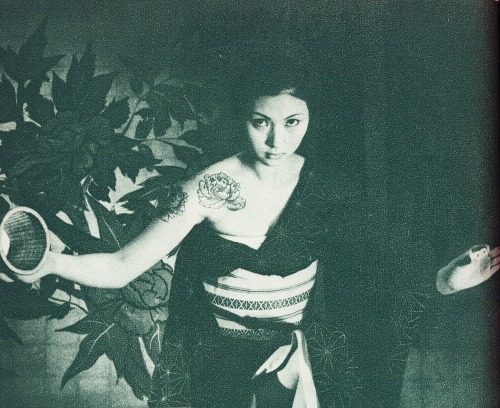 fuckyeahmeikokaji:Meiko Kaji (梶芽衣子)in a press photofor Chivalrous Flower’s Life Story: Gambling Heir