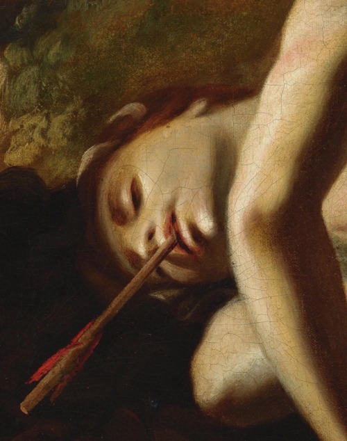 The Death of Chione / La mort de Chioné, dit aussi Diane tuant Chioné.c.1622. (detail)Oil on canvas.