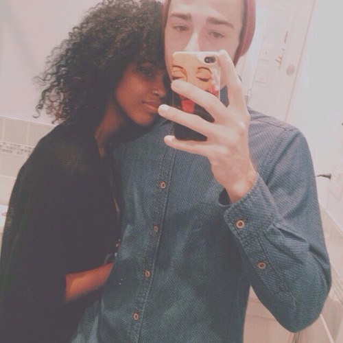 theinterraciallove:I love how his eyes complementing her hair. ❤️❤️