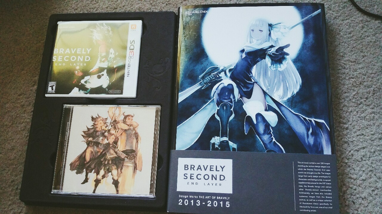 okamidensetsu:  My copy of Bravely Second arrived today! It’s huge o.o and absolutely