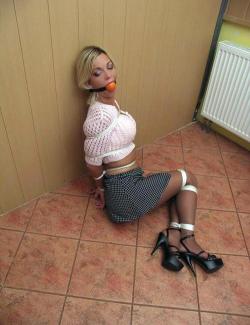 sensualhumiliation:  My advice for all housewives: better not dress like this when go to the supermarket 