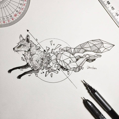 Porn awesome-picz:    Intricate Drawings Of Wild photos