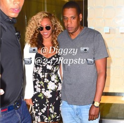 hellyeahbeyonce:  Spotted in NYC: Mr. And