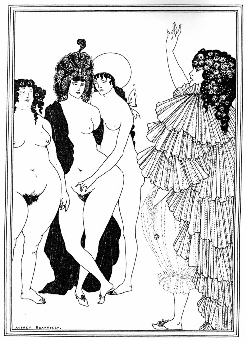 Aubrey Beardsley illustrations for “Lysistrata”, 1896