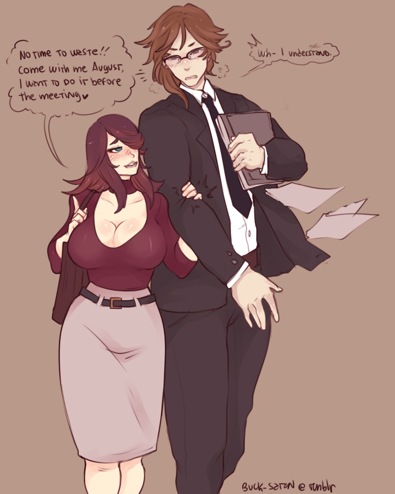 buck-satan:  More bold Katherine, Now featuring her buttler. @thesolemntwinkieOf