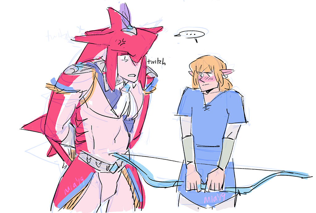 anxioussailorsoldier:     never doubt sidon’s fanatic love for link. :)