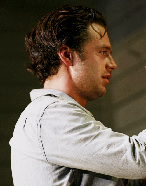 dailyevanstan:    Sebastian Stan in Picnic at the American Airlines Theatre, 2013.