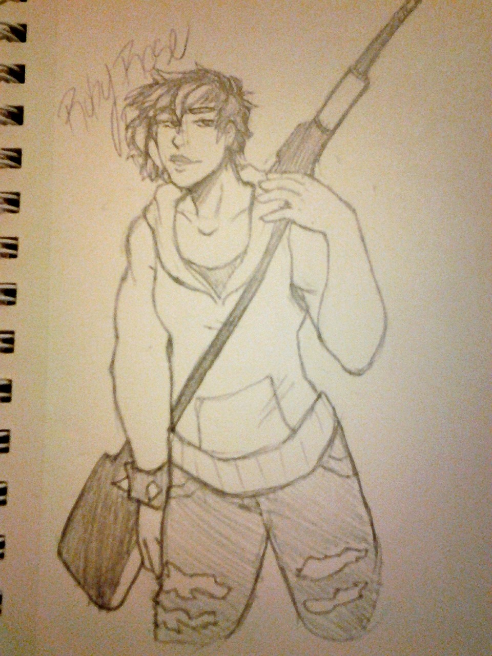 kookycat:I really wanted to draw someone from the GTA Vale City au so i started with