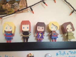 codenamezinc:  Finally finished assembling everyone! Now I get to hang out with all these awesome ladies. 