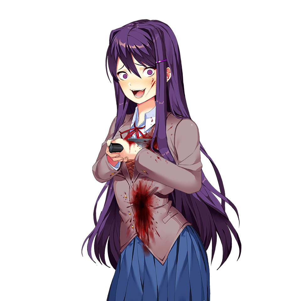 Doki Doki Literature Club Sprites; Act 2 Yuri!...